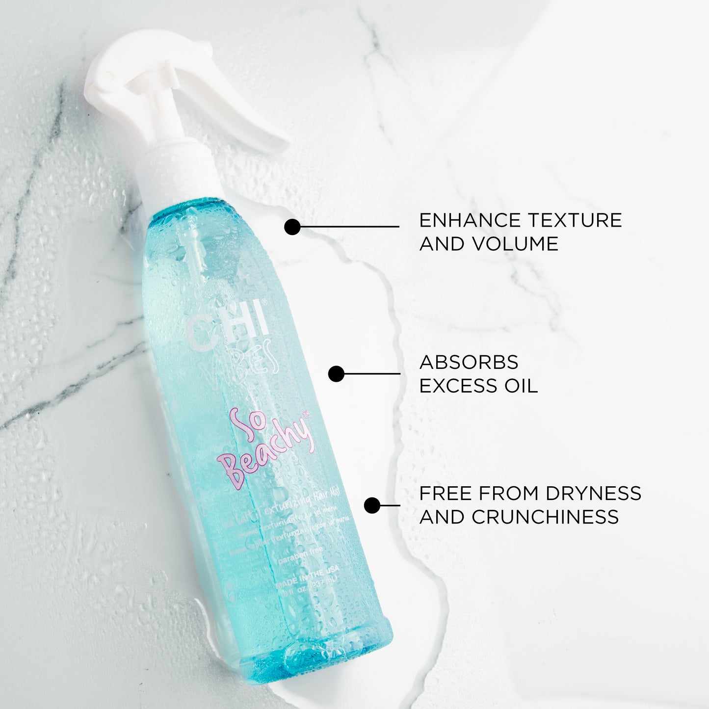 CHI VIBES So Beachy texturising sea salt spray 237ml