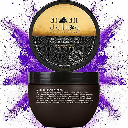 Argan Deluxe Silver Hair Mask In Professional Quality 250 ml